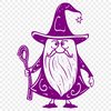 Beautiful Wizard SVG, PNG, PDF And DXF Files