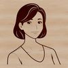 Beautiful Woman SVG Vector Art Woman's silhouette with elegant design elements, ideal for Mothers Day or general female-focused content.