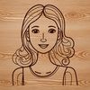 Female Silhouette SVG Vector Art A female figure in vector format, suitable for various graphic design projects.
