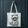 Free Racoon Clip Art Download A stylized illustration of a raccoon created as a vector graphic.