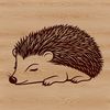 Whimsical Hedgehog Vector Illustration A stylized illustration of a hedgehog in vector format.