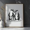 Detailed Badger Silhouette A detailed illustration of a badger, a wild animal from the weasel family.
