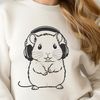 Adorable Hamster Close-up Close-up illustration of a hamster, ideal vector design for pet enthusiasts.