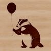Detailed Badger SVG Design A detailed illustration of a wild animal, specifically a badger.