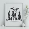 Mammal Illustration SVG A black and white illustration of a badger in vector format.