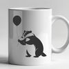 Wildlife Illustration - Badger Portrait A detailed illustration of a badger in a wild animal setting.