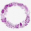 Beautiful SVG Floral Wreath Clipart A floral wreath design suitable for vector art and cutting machine applications.