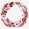 Beautiful Vector Wreath Illustration An intricately designed vector floral wreath illustration, ideal for use in graphic design, web development, and DIY crafts.