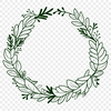 High-Quality Floral Wreath Clip Art High-quality SVG illustration of a decorative floral wreath.