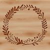 Beautiful Decorative Flower Ring An illustration of a decorative flower wreath suitable for clip art projects.