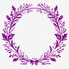 Beautiful Flower Wreath Illustration A floral arrangement in the shape of a circular wreath made up of various flowers and foliage.