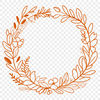 Beautiful Digital Wreath Clip Art SVG A high-quality digital floral wreath design in vector format.