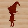 Mischievous Christmas Elf SVG Illustration A small, mischievous Christmas elf standing with a cheerful expression.