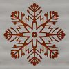 Beautiful Winter Decorations SVG A delicate, intricately designed snowflake made up of symmetrical patterns and shapes.