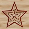 Beautiful Star Design Vector A vector star design with clean lines and sharp points, suitable for various digital applications.