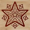 A simple star illustration in vector format, suitable for various designs.