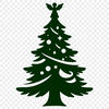 Free vector illustration of a festive Christmas tree for commercial or personal use.