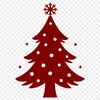 Minimalist Christmas tree graphic for commercial or personal use.