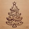 Beautiful SVG Illustration of a Xmas Tree A festive Christmas tree illustration designed as a vector graphic.