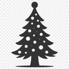 Free Christmas tree svg graphic for commercial or personal use.