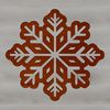 Beautiful Snowflake Pattern A delicate snowflake design created with precise vector lines.