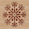Hand-Drawn Snowflake Illustration A detailed, hand-drawn illustration of a delicate snowflake in vector format.
