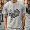 Artistic Turkey - Laser Engraver PNG