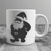 Beautiful Standing Santa Claus In DXF - Commercial Use