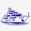 Beautiful Boat Vector Graphics A simple vector illustration of a sailboat in motion, suitable for digital design projects.