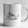 Free SVG Boat Clip Art A high-quality illustration of a boat, suitable for vector art projects.
