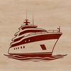 High-quality boat graphics for creative projects A high-resolution graphic of a boat, ideal for vector art and commercial or personal projects.