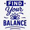A minimalist yoga quote with inspirational words and calming design elements.
