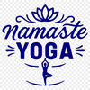 Inspiring Yoga Motivation A calming yoga quote design featuring inspirational words on a minimalist background.