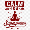 A digital illustration featuring inspirational yoga quotes in a minimalist design.