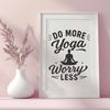 Minimalist Yoga Quote Vector Graphic Yoga inspirational quote with bold typography and minimalist design, suitable for vector graphics and digital applications.