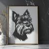 Stunning Yorkshire Terrier In SVG Free Commercial Use Download