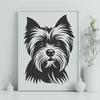 Yorkshire Terrier In DXF File Format