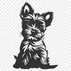 Stunning Yorkshire Terrier - DXF For Commercial Use