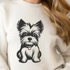 Unique Yorkshire Terrier Printable Artwork PDF - Free Download