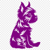 Yorkshire Terrier Decal In DXF File Format For Free Download