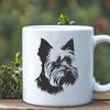 Unique Yorkshire Terrier In DXF