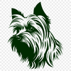 Artistic Yorkshire Terrier In DXF - For Free Download, Commercial Use