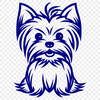 Free Yorkshire Terrier Template In SVG For Free Download