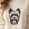 Artistic Yorkshire Terrier In PDF And PNG