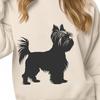 Standing Yorkshire Terrier Illustration