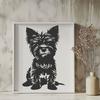 Free Yorkshire Terrier Decal In PDF For Free Download