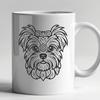 Artistic Yorkshire Terrier - Glowforge PDF