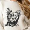 Unique Yorkshire Terrier Vector Image