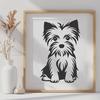 Free Yorkshire Terrier - Cricut SVG