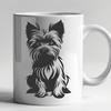 Stunning Dog In DXF Free Commercial Use Download